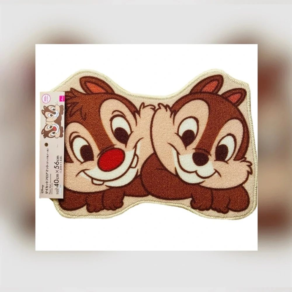 Disney Chip and Dale Fluffy floor mat 40x56cm
